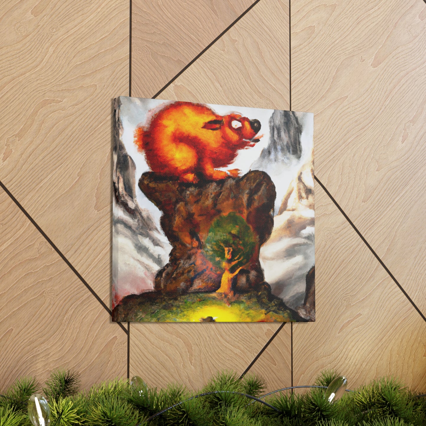 Marmot in Surrealism - Canvas