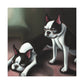 Boston Terrier Surrealism - Canvas