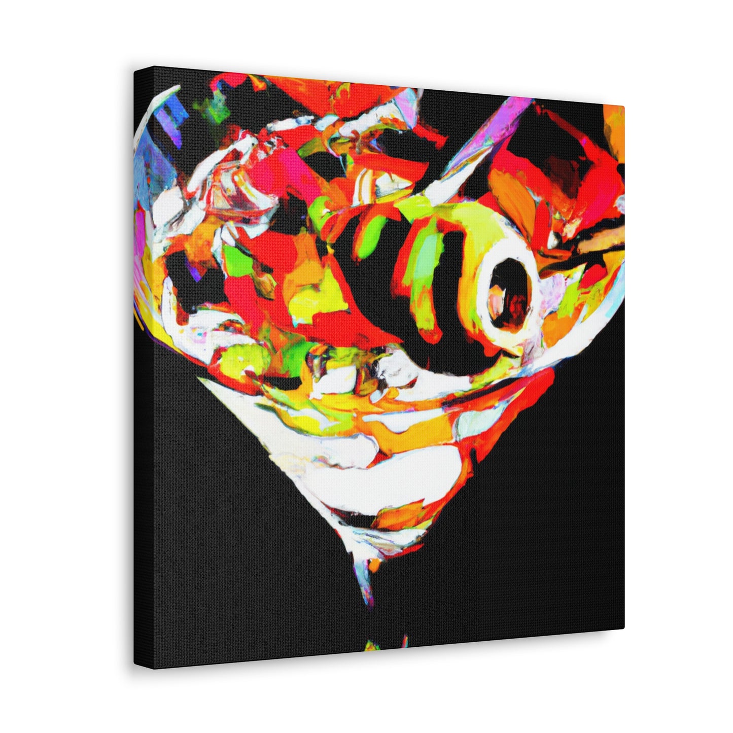 "Martini in Fauvism Hues" - Canvas