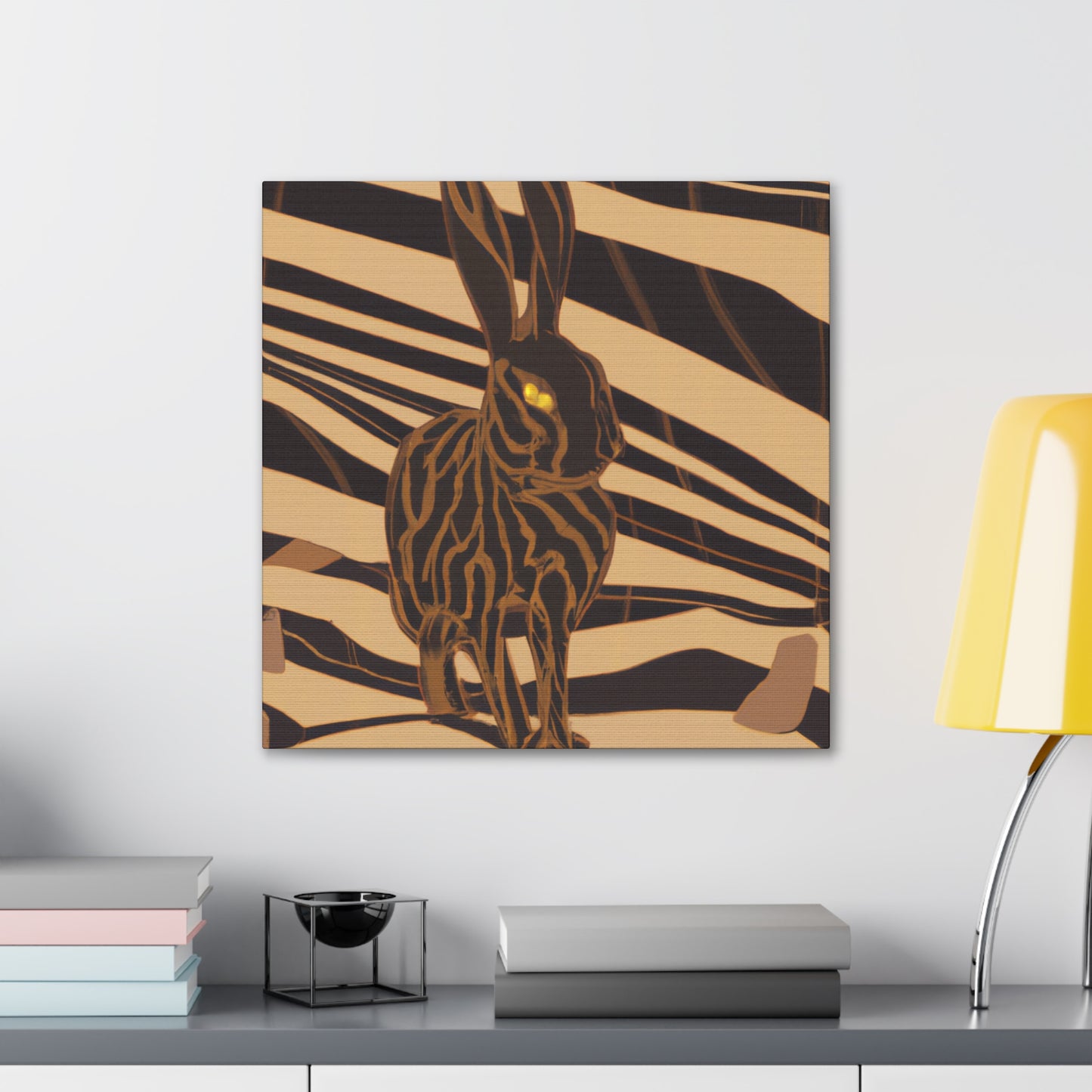 Jackrabbit in Deco - Canvas