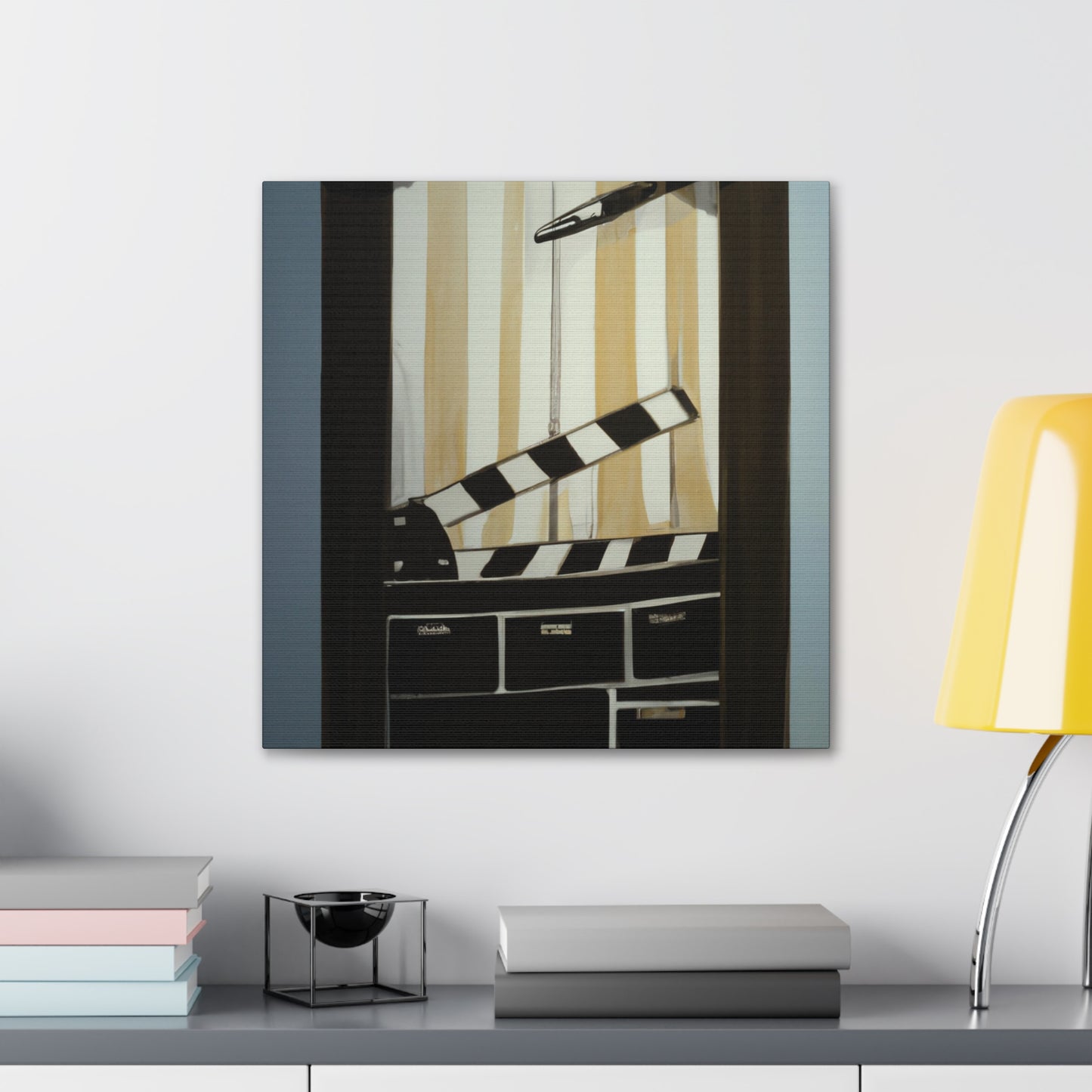 "Clapperboard Glorious Glamour" - Canvas