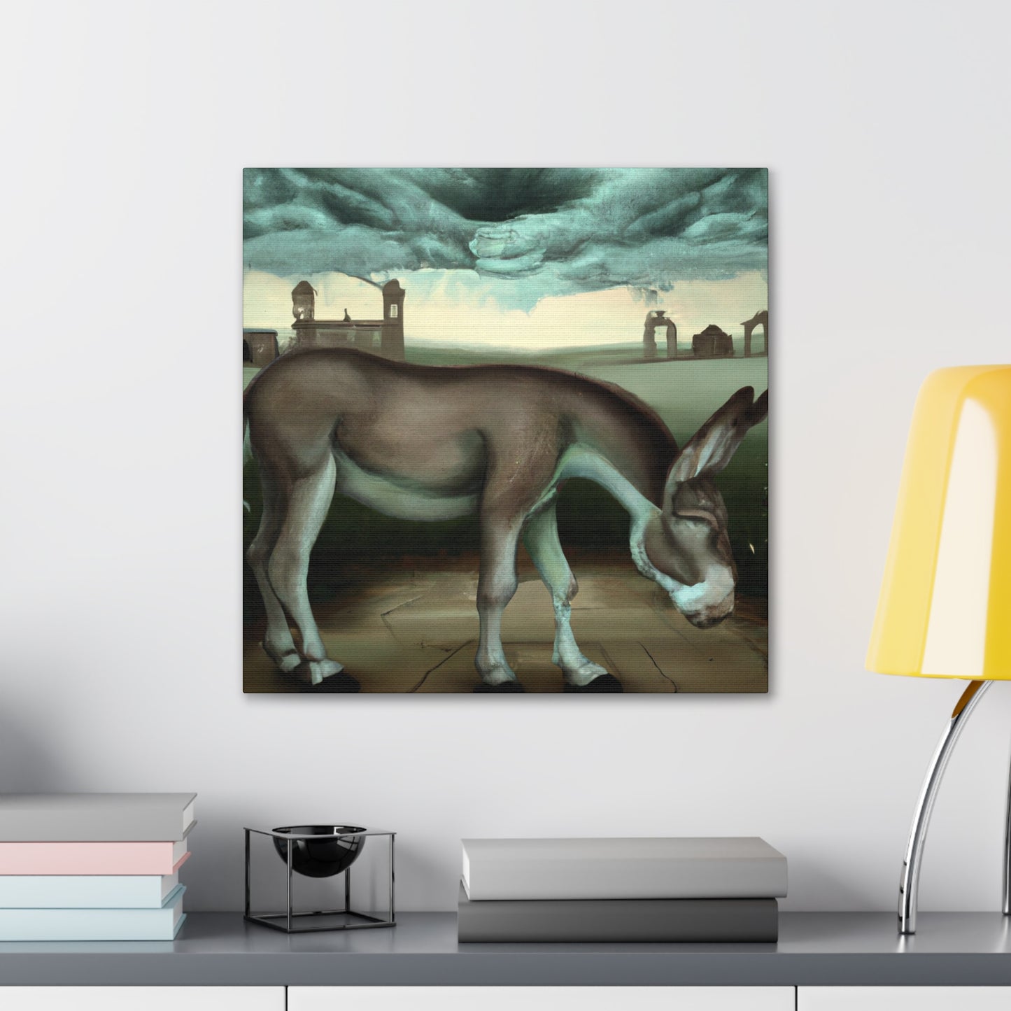 "Donkey in Art Nouveau." - Canvas