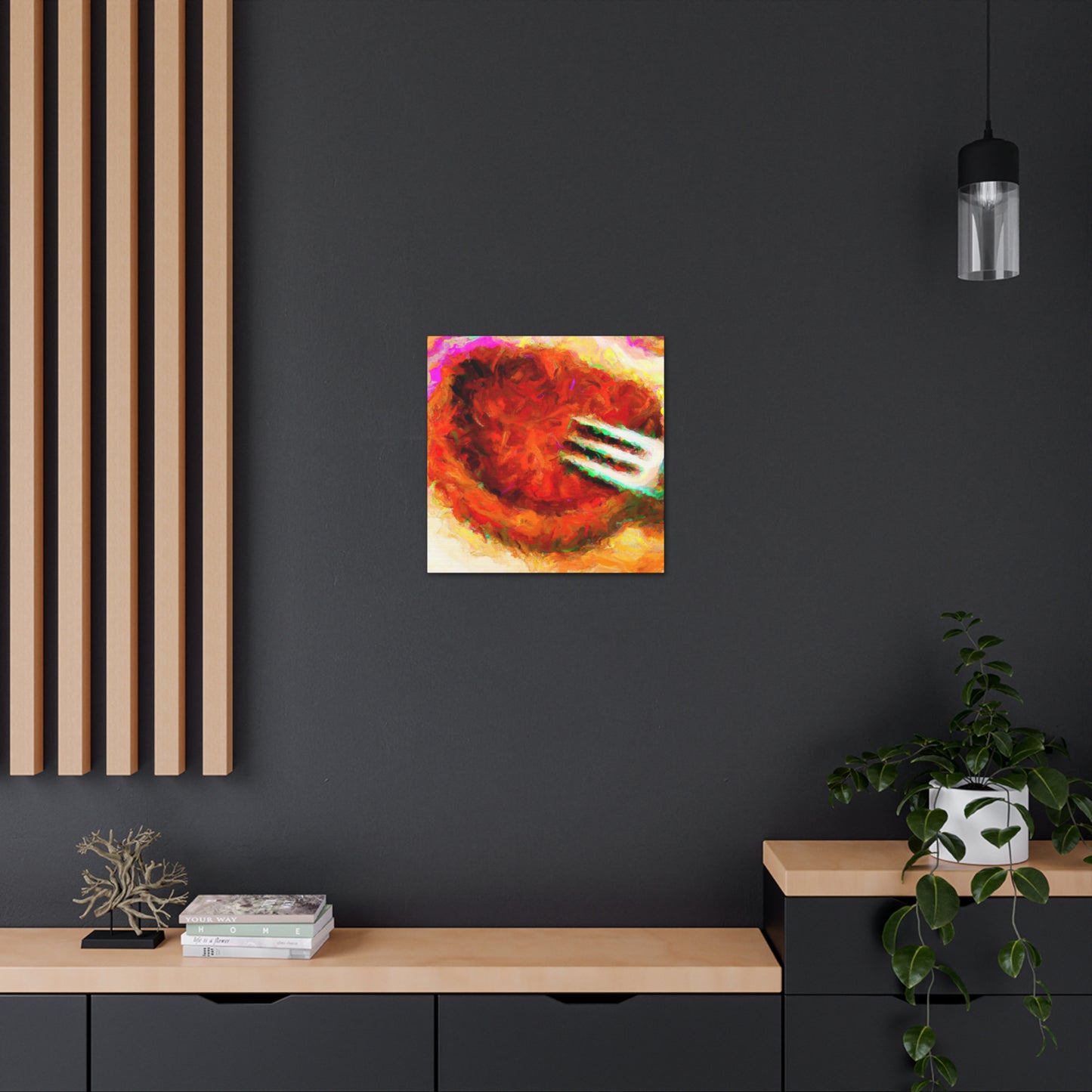 Steak on a Plate - Canvas