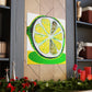 Lemon Folk Art Painting - Canvas