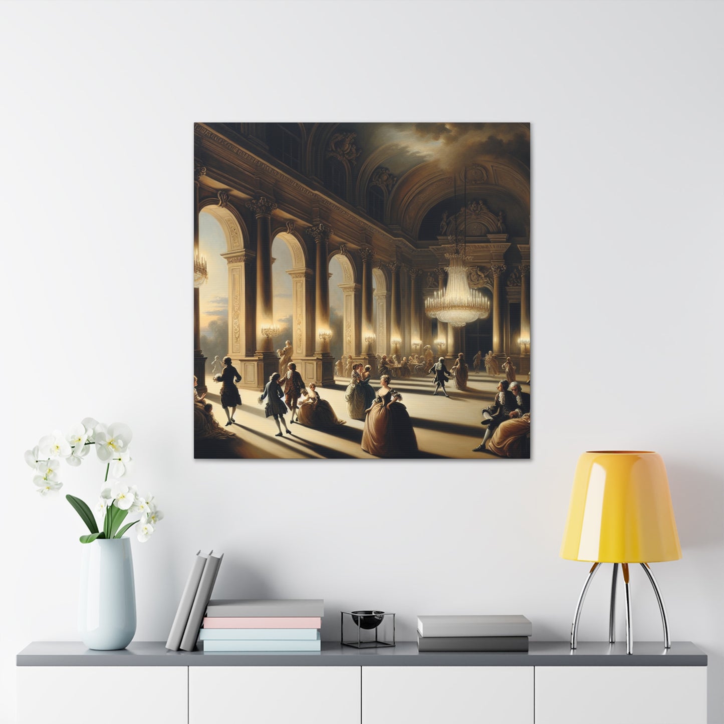 Melodies of Baroque Passion - Canvas