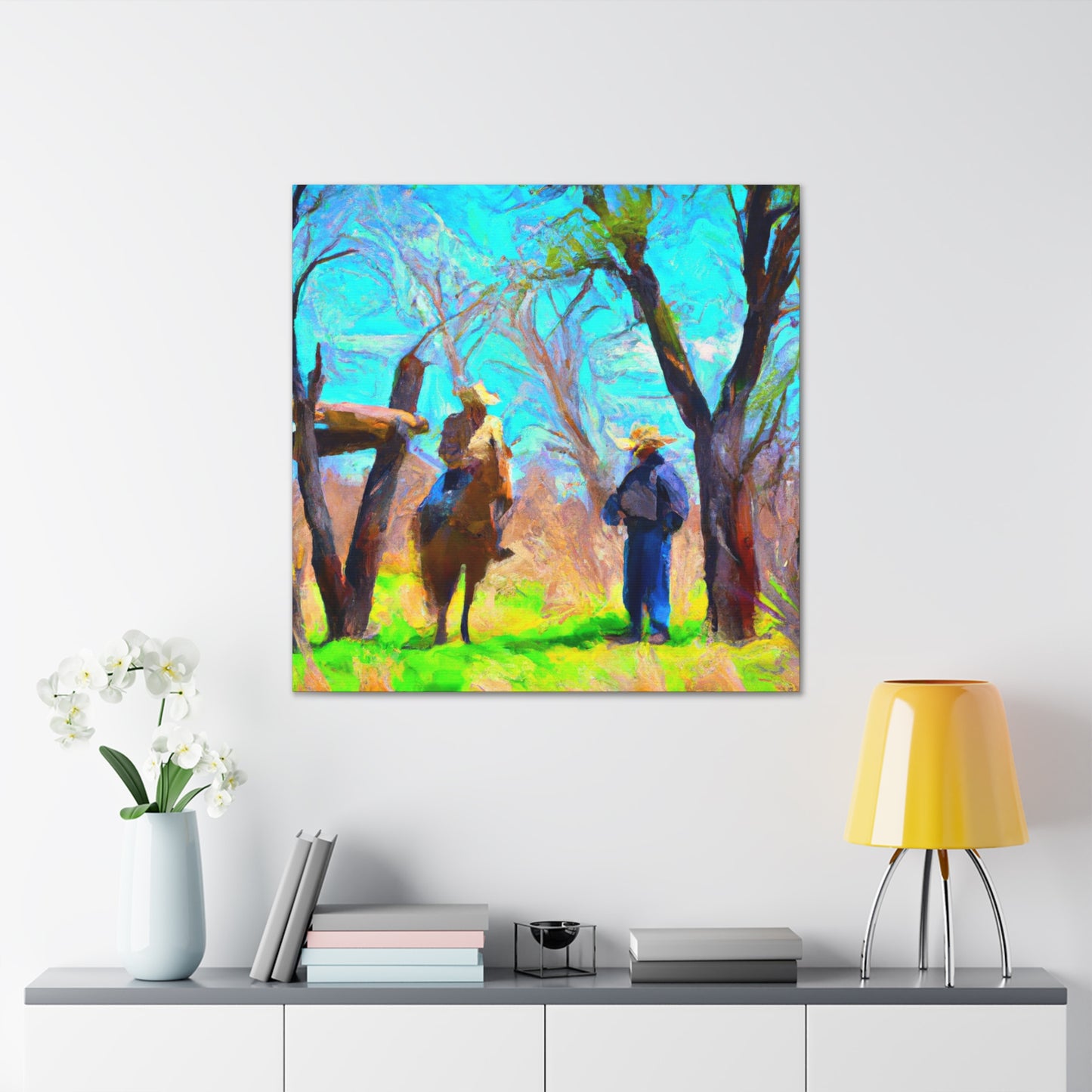 Ponderosa in Impressionism - Canvas