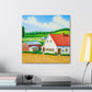 Farmhouse in Sunrise' - Canvas