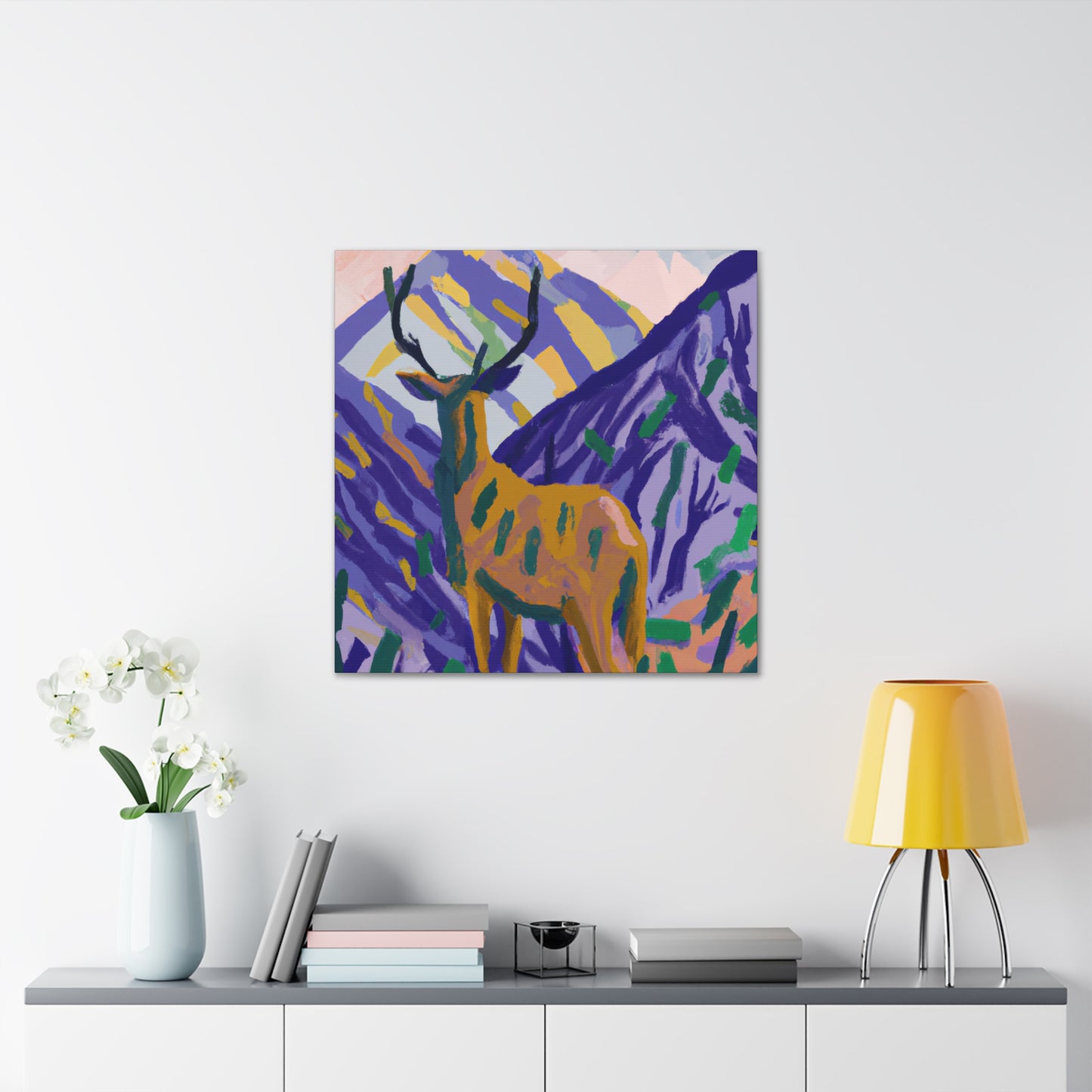 Fawn in Fauvist Hues - Canvas