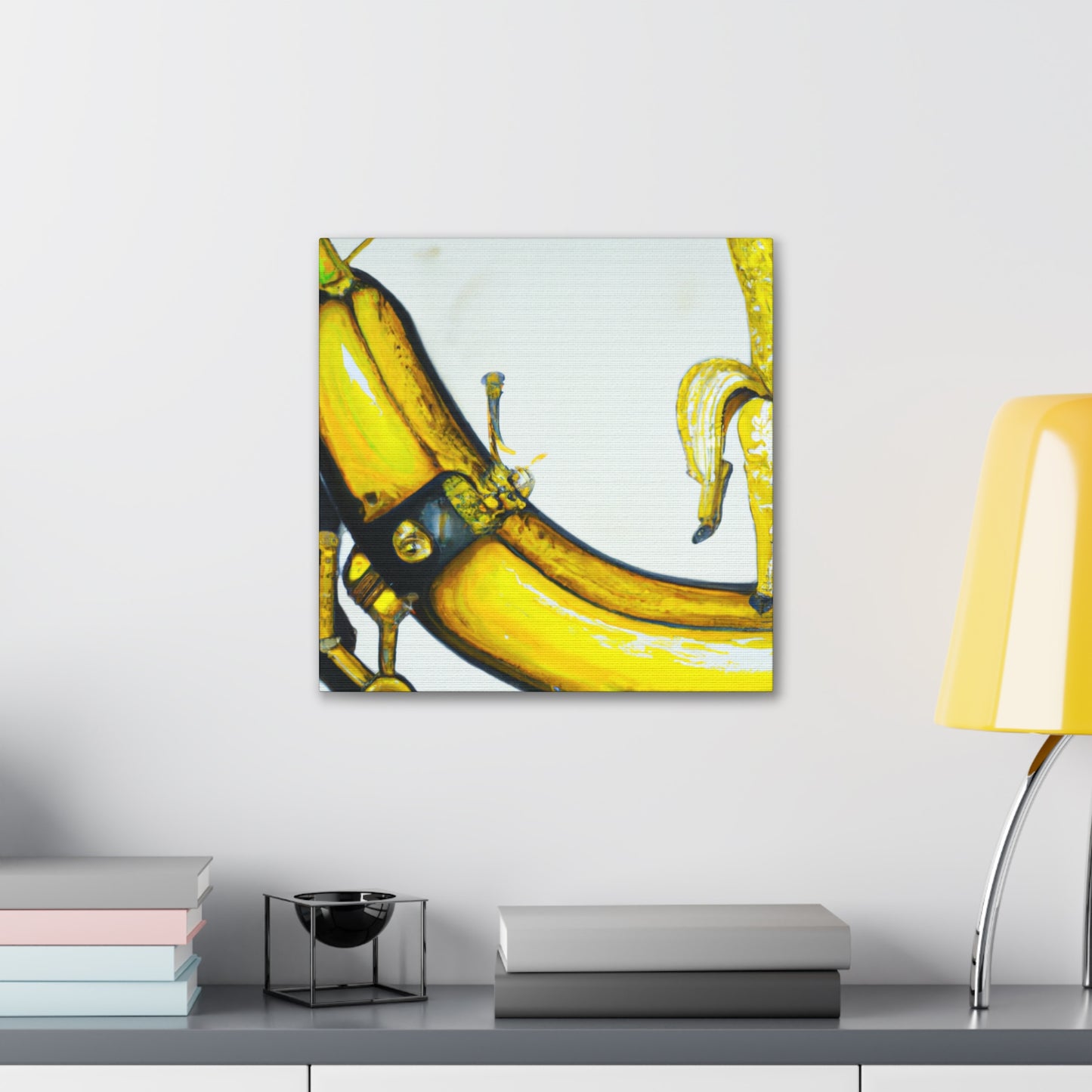 Bananna in Steampunk Time - Canvas