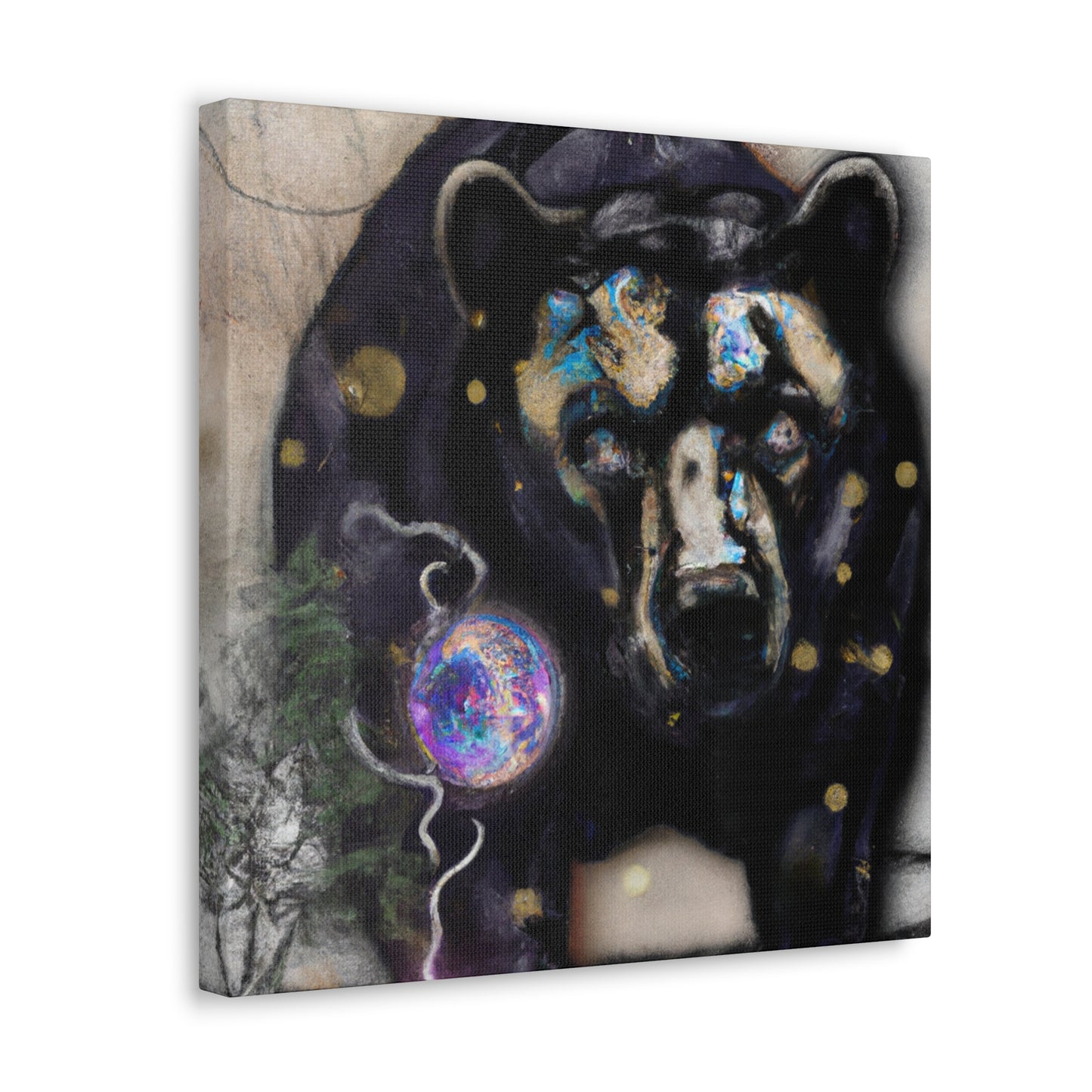 "Black Bear Surrealism." - Canvas