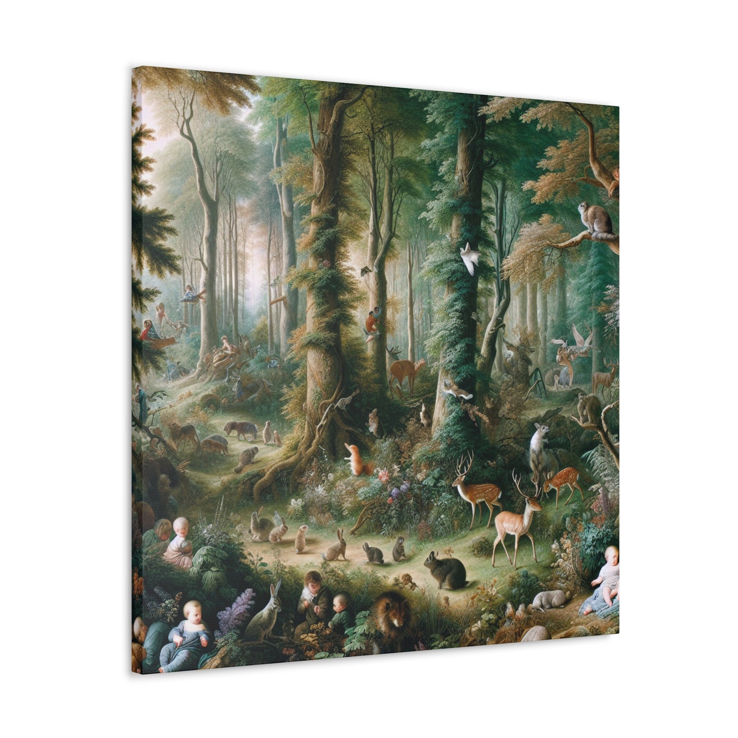 Whispering Woodland Wonders - Canvas