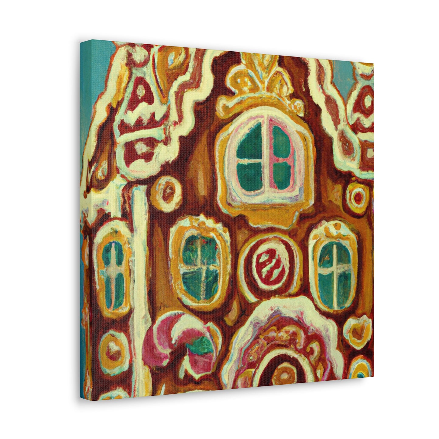 Gingerbread Palace Splendour - Canvas