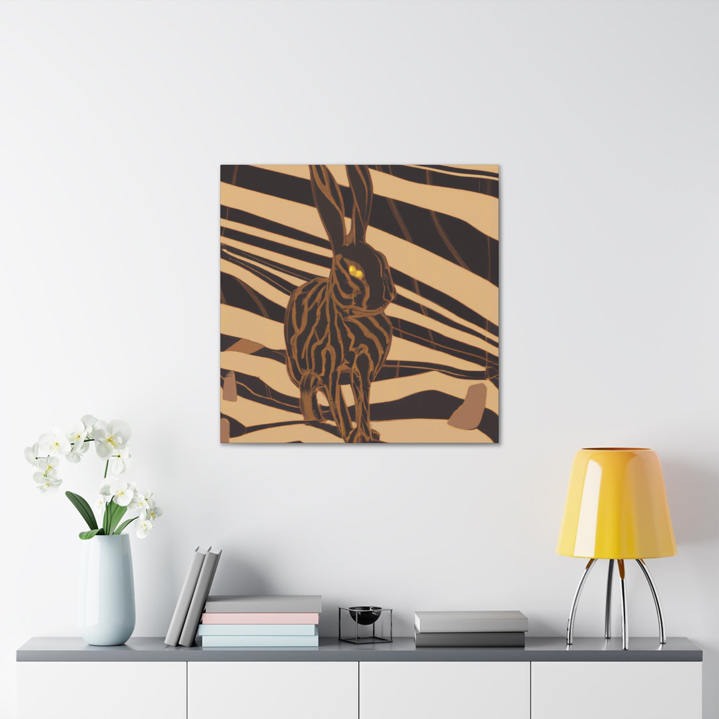 Jackrabbit in Deco - Canvas