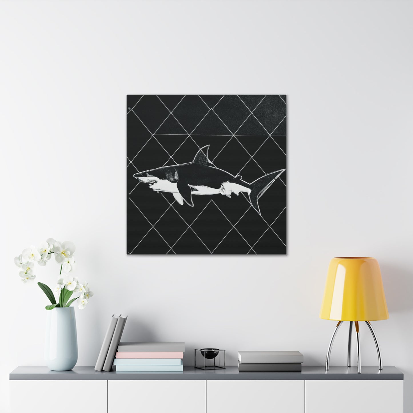 "Justice of the Sharks" - Canvas