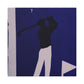 Golfing in Monochrome - Canvas