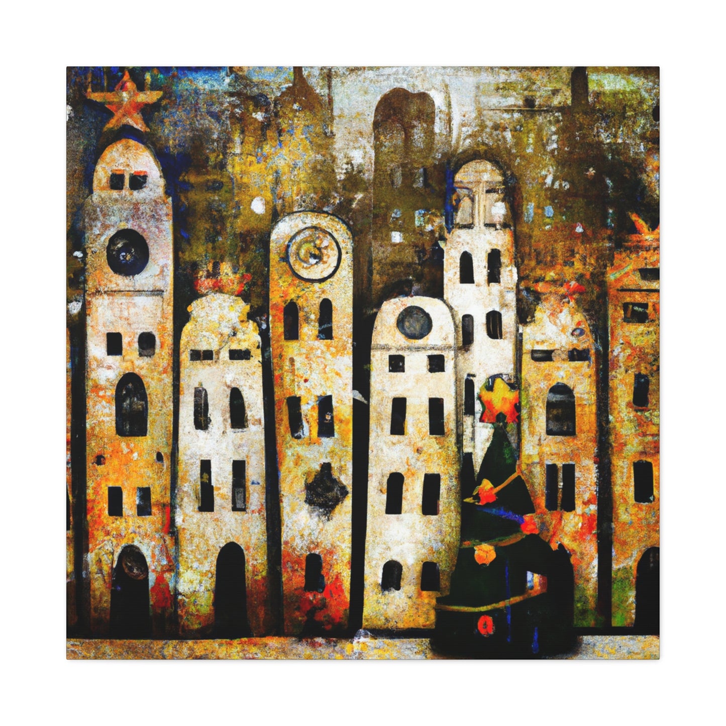 City Square: Steampunk - Canvas