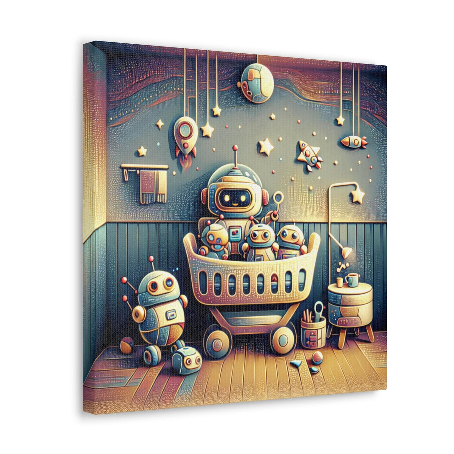 Robotic Cosmos Journey - Canvas