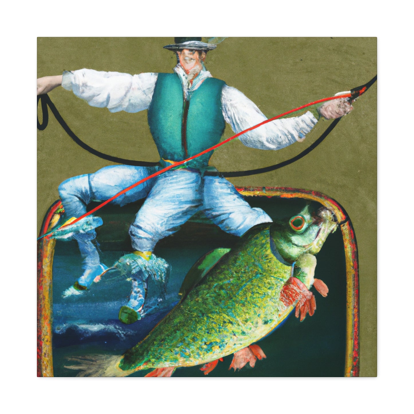 Fly Fishing Reverie - Canvas