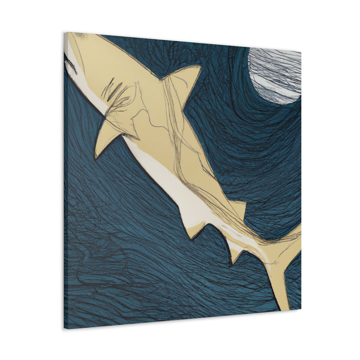 "The Shark's Dreamscape" - Canvas