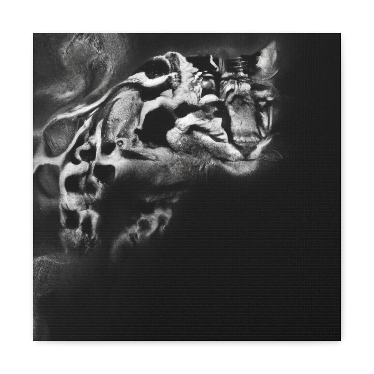 "Clouded Leopard Fantasia" - Canvas