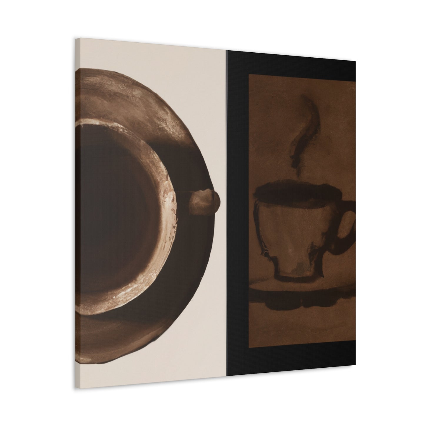 Cup of Coffee Delight - Canvas