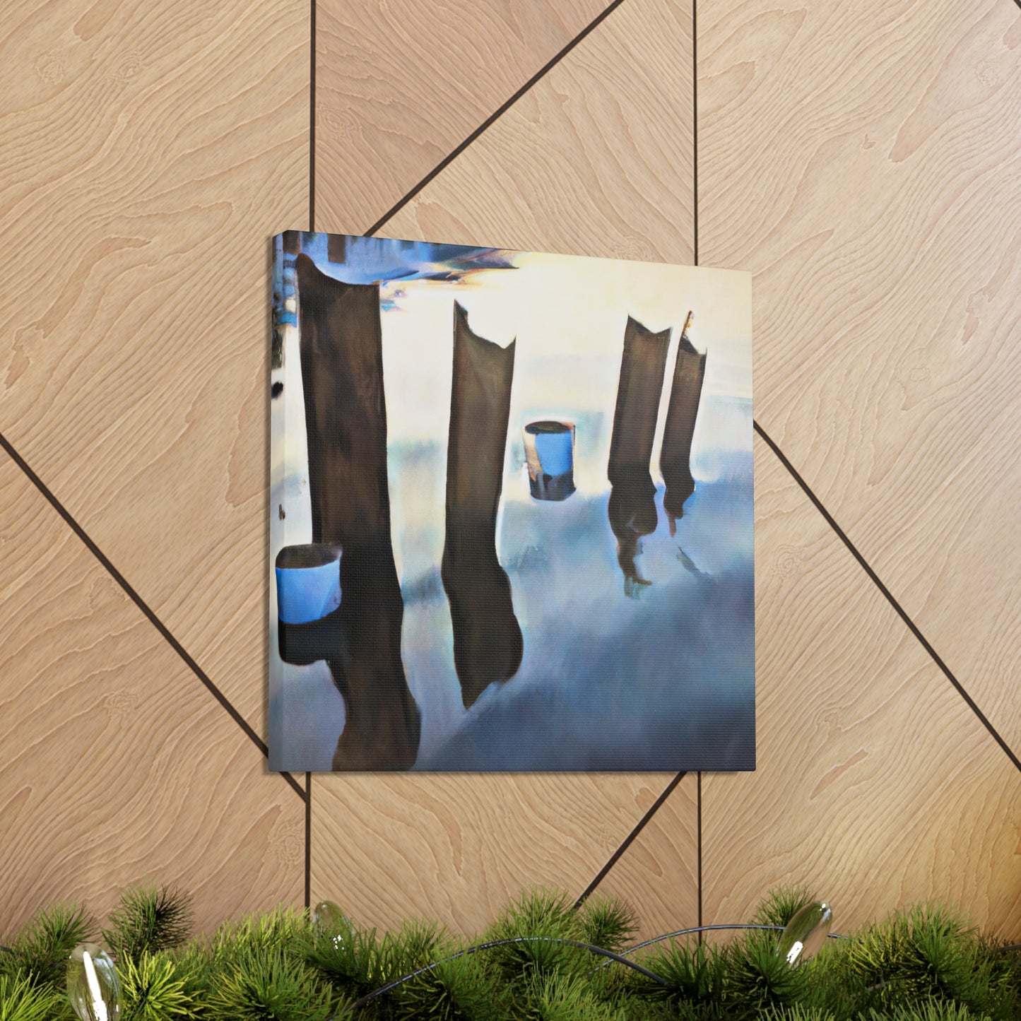 Seawall of Reflection - Canvas