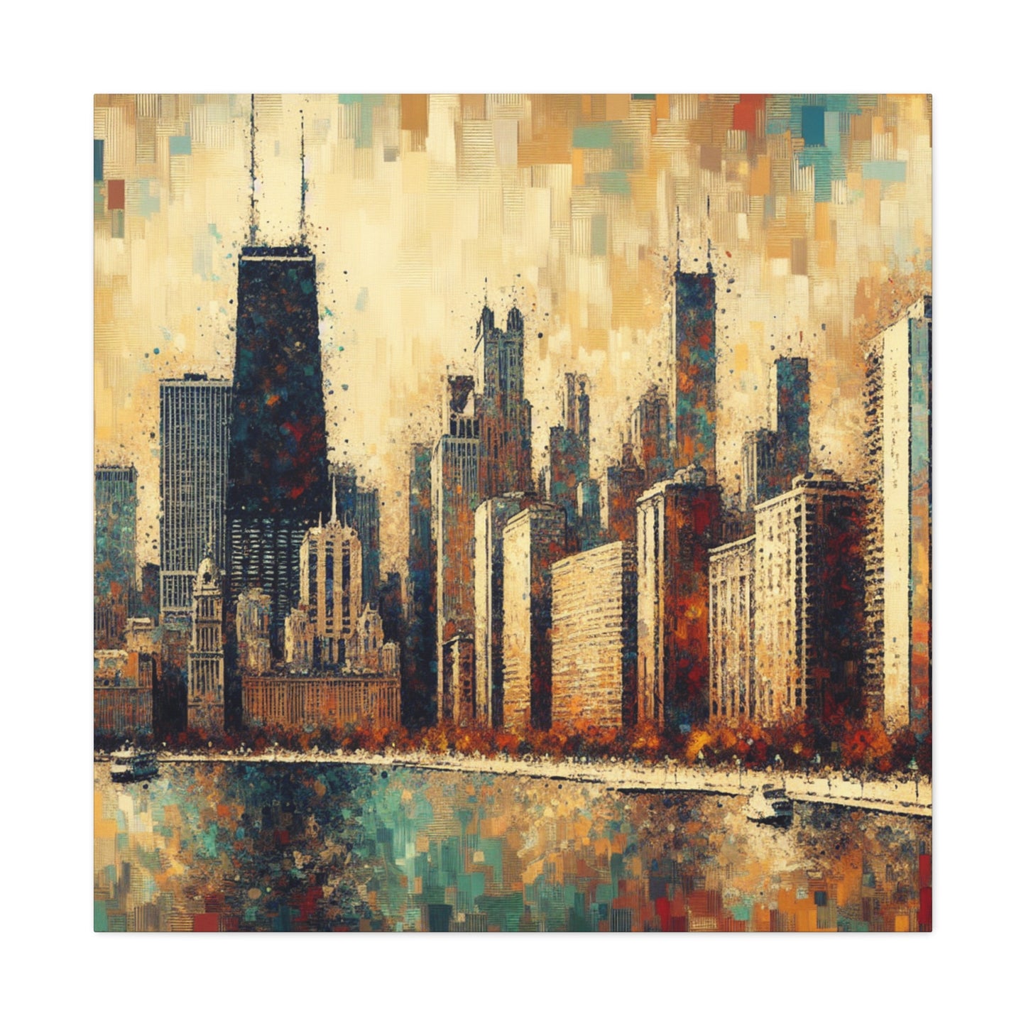 "Enchanted Urban Symphony" - Canvas