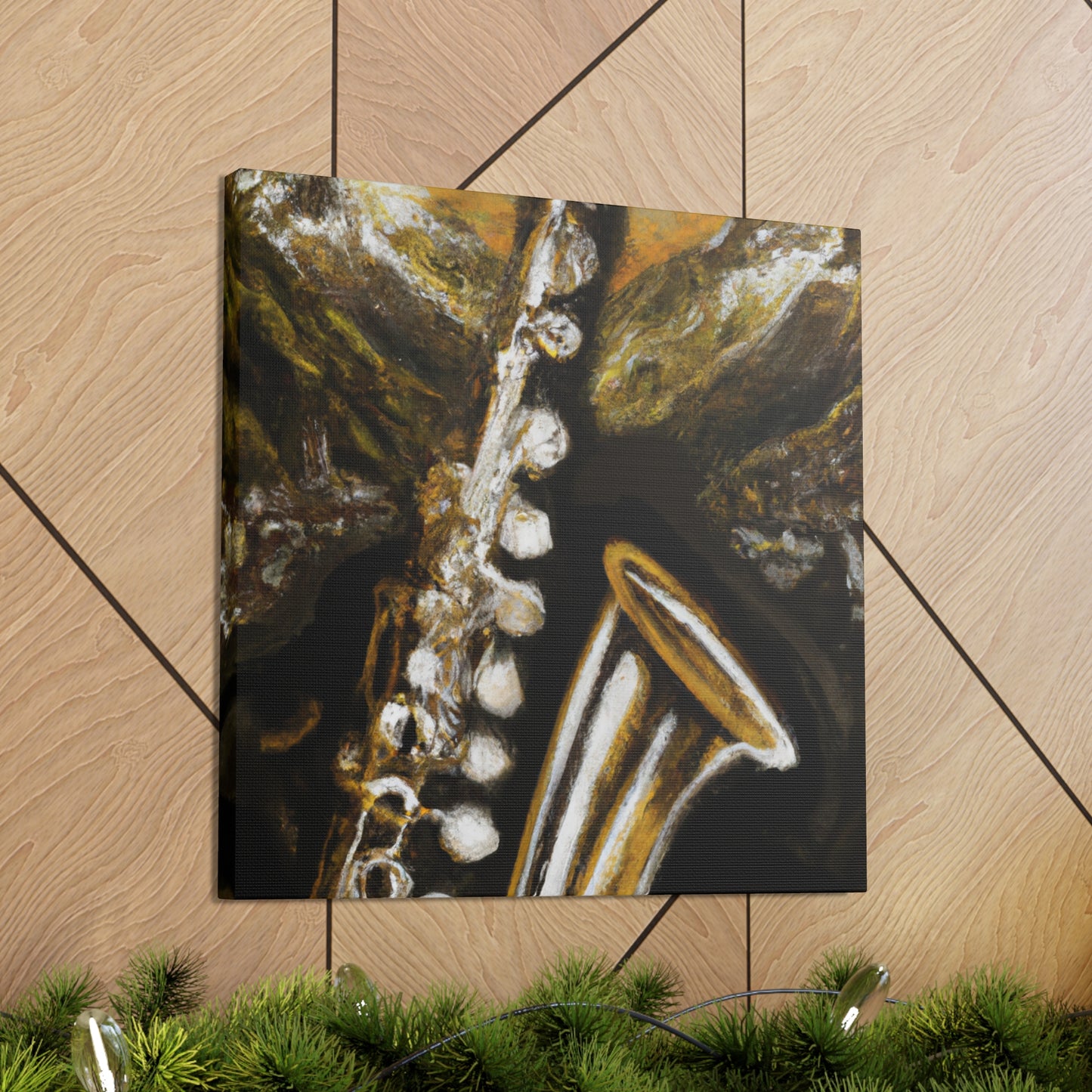 "Clarinet in Reflection" - Canvas