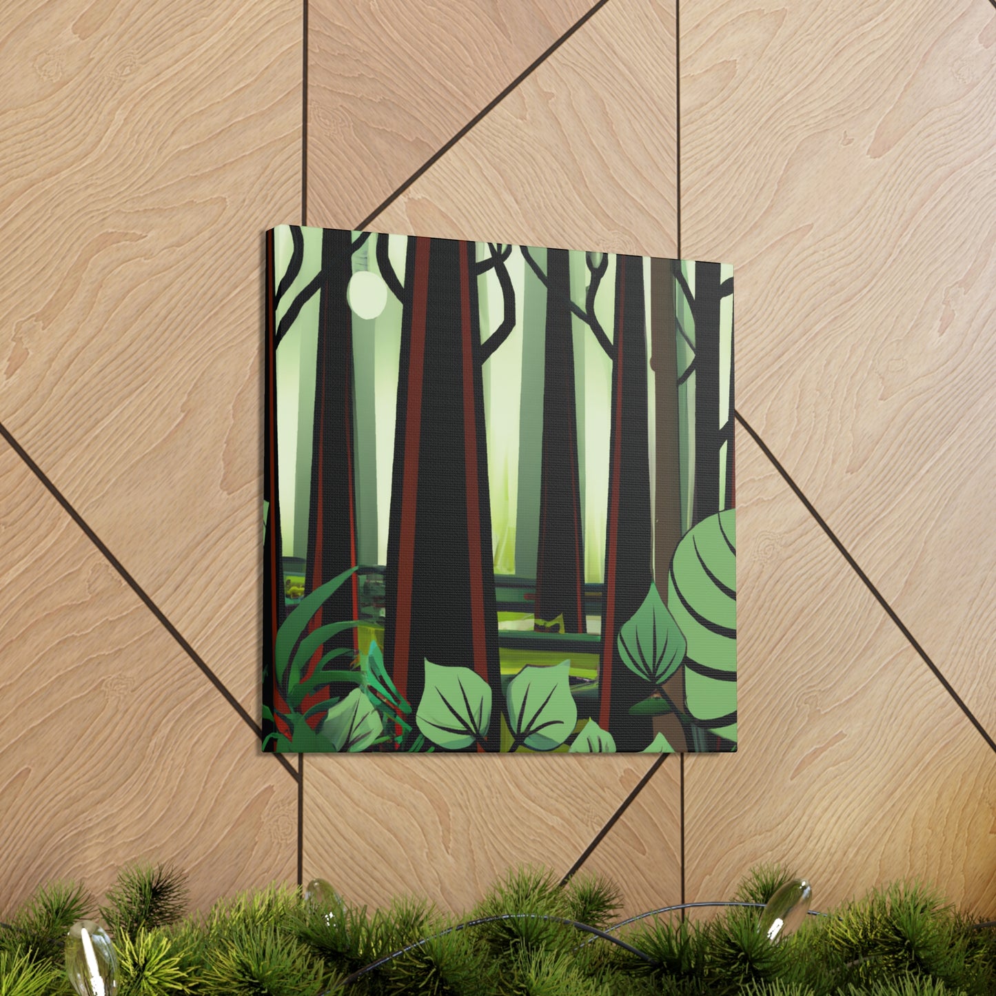 "Forest of Gilded Glamour" - Canvas