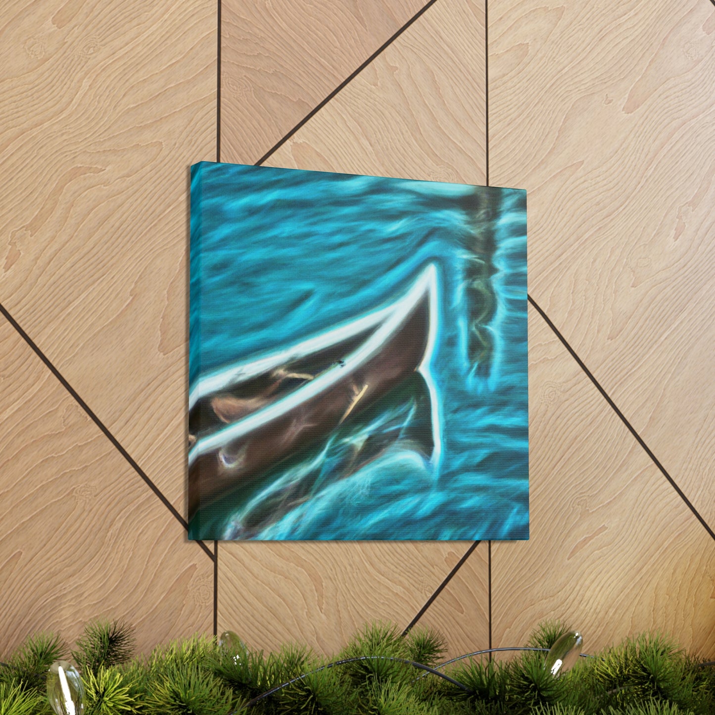 Paddling Through Paradise - Canvas