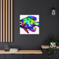 Rainbow Fish Reflection - Canvas