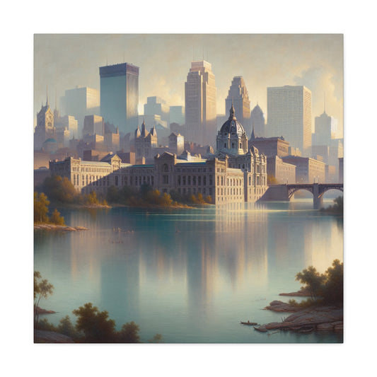 "City of Northern Bliss" - Canvas