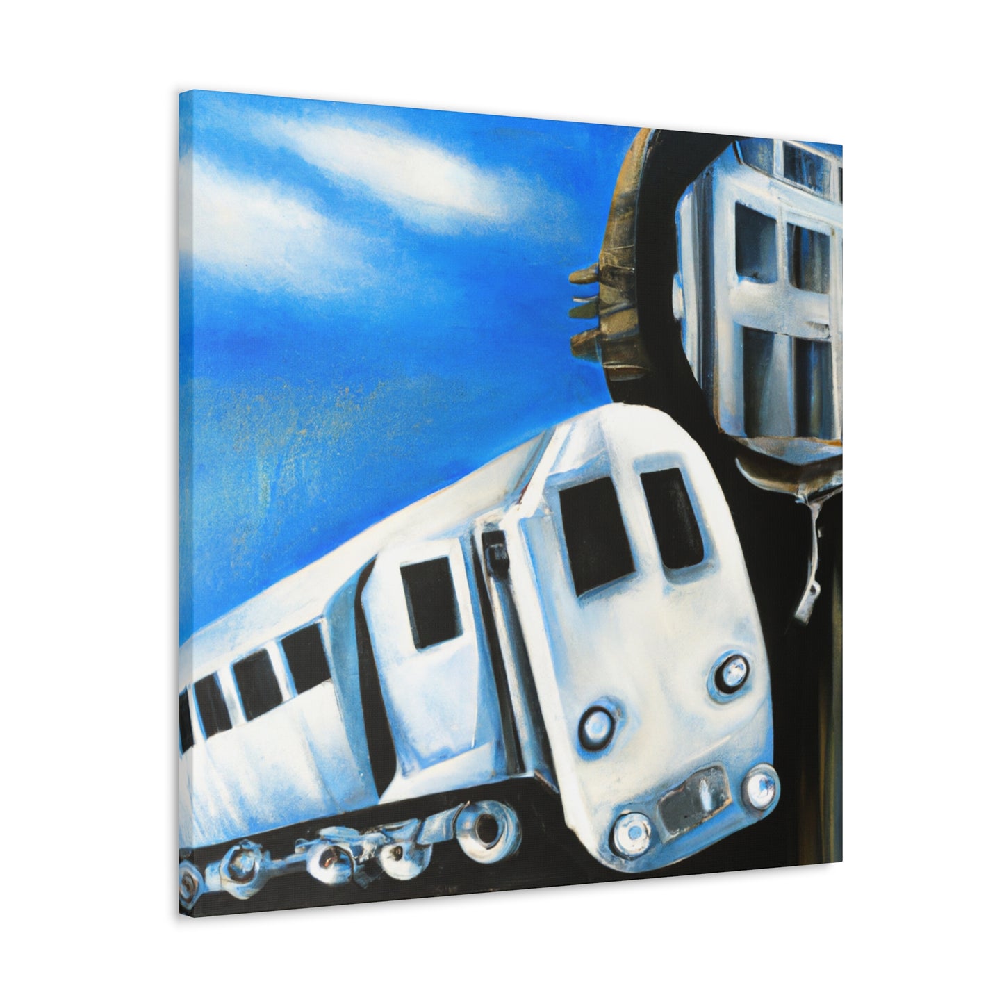 Train in the Clouds - Canvas