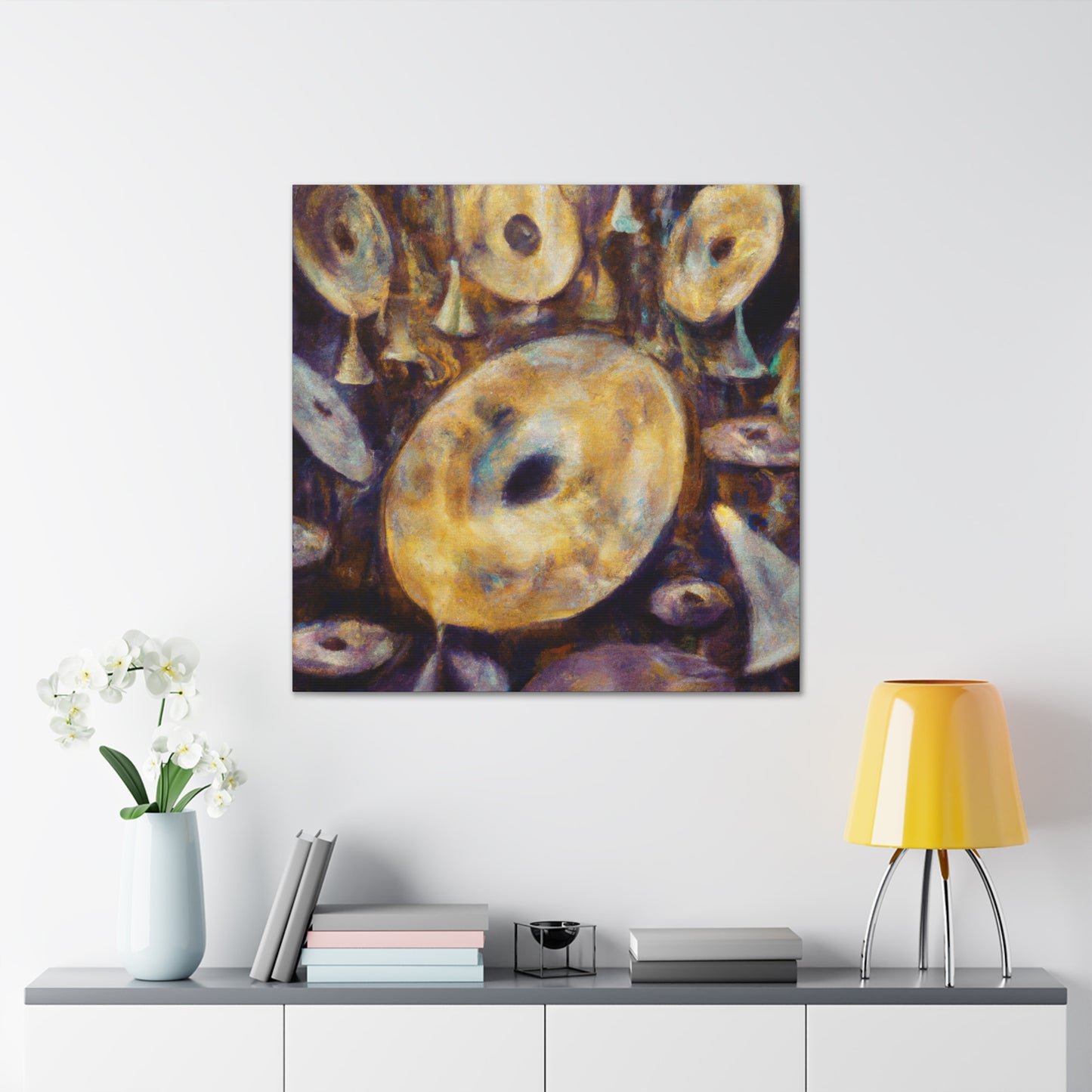 "Cymbals in Harmony" - Canvas