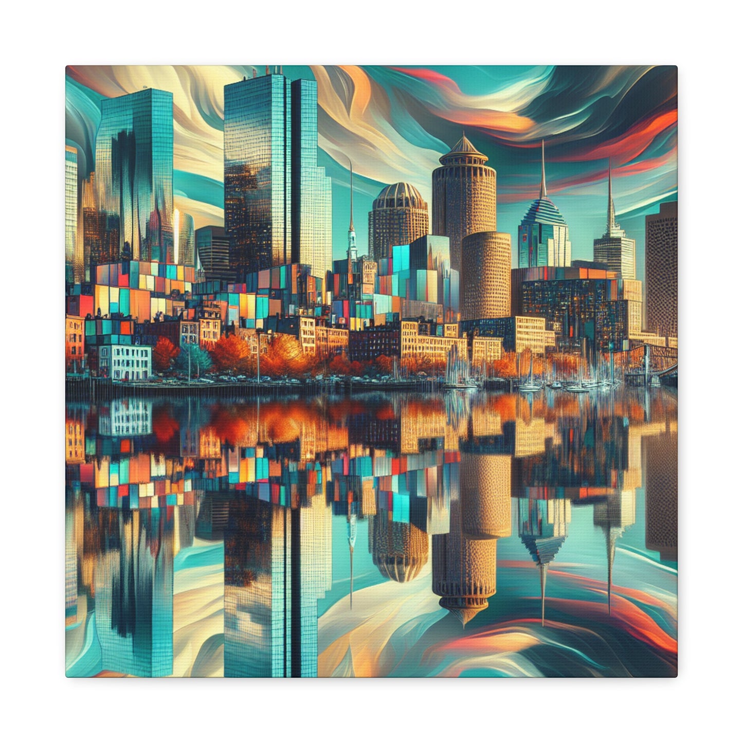 "Enigmatic Boston Euphoria" - Canvas