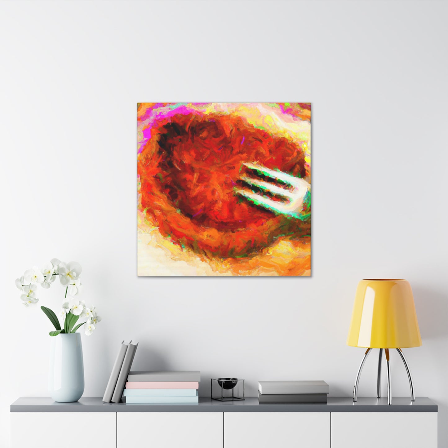 Steak on a Plate - Canvas