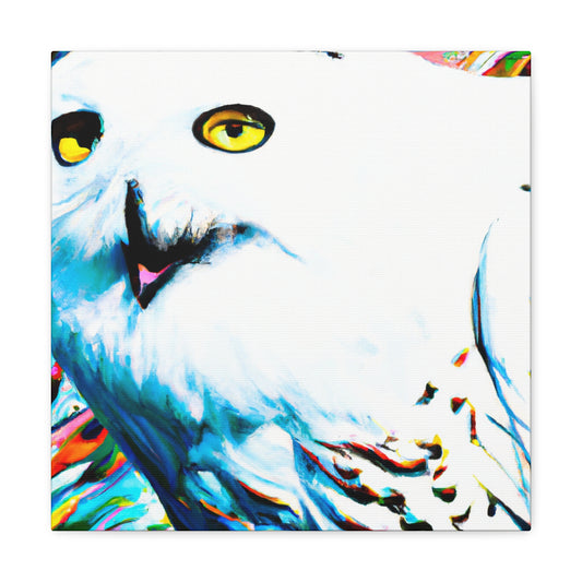 Snowy Owl Magic Glow - Canvas