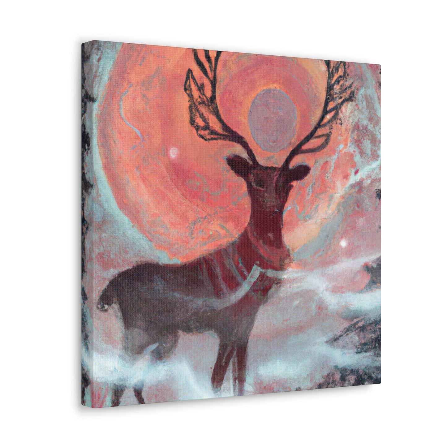 Reindeer in Baroque - Canvas