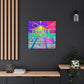 Vibrant Technological Triptych - Canvas