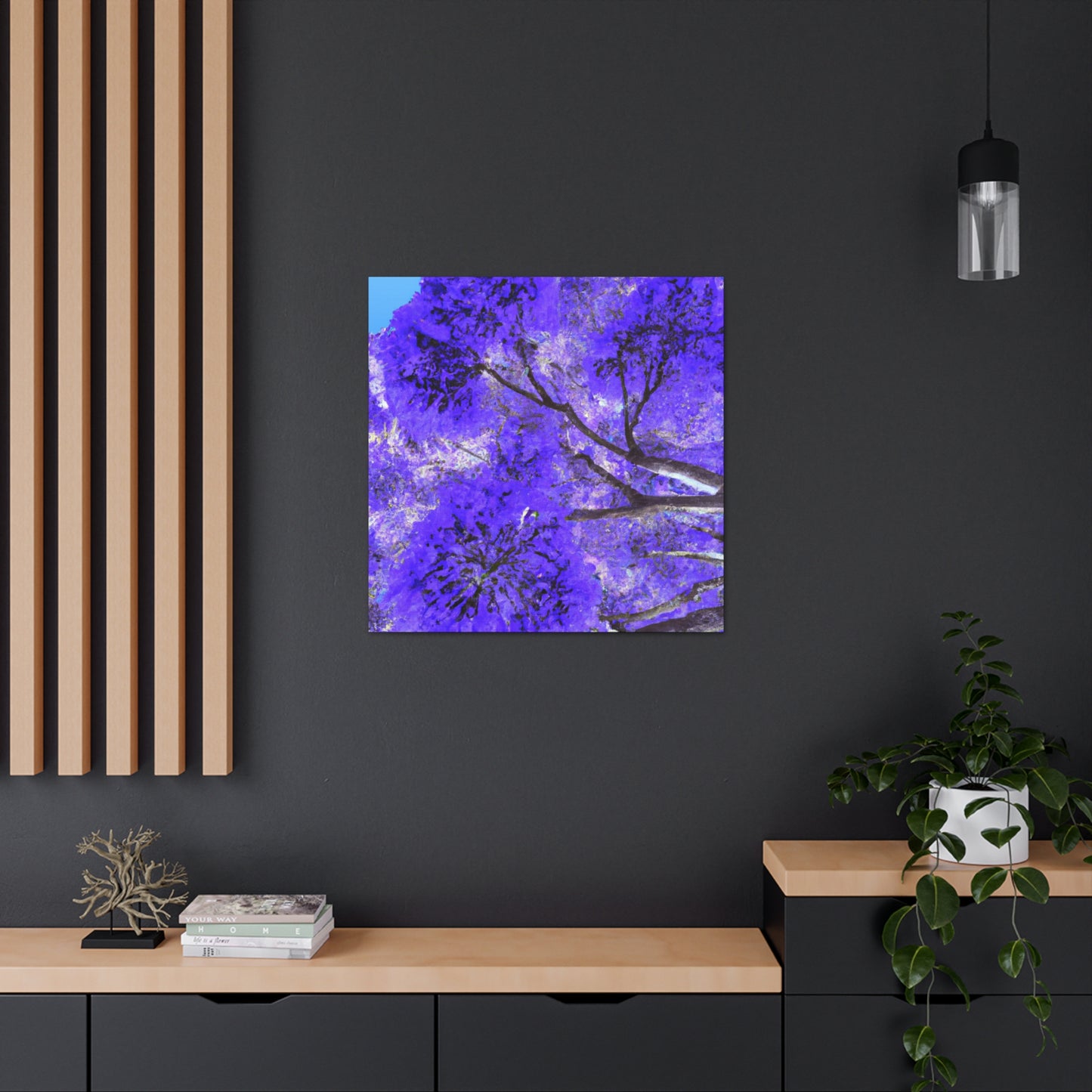 Jacaranda Deco Dreaming - Canvas