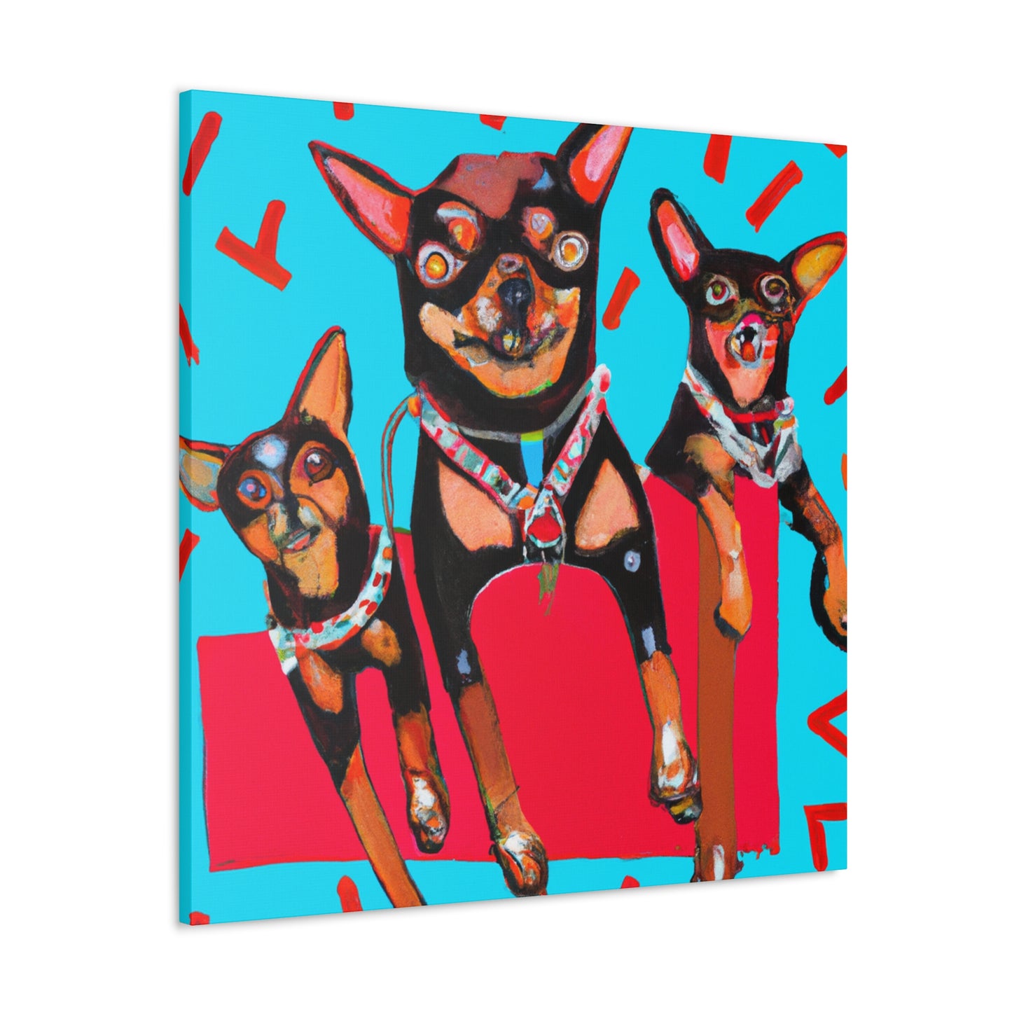 "Portrait of a Chihuahua" - Canvas