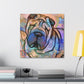 Shar Pei Expressionism - Canvas