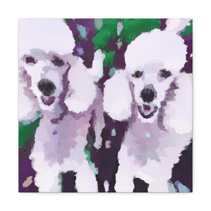 Poodle in Impressionism - Canvas