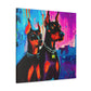 Rocking Doberman Art - Canvas