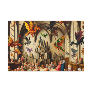 Dragon's Castle Delight - Canvas