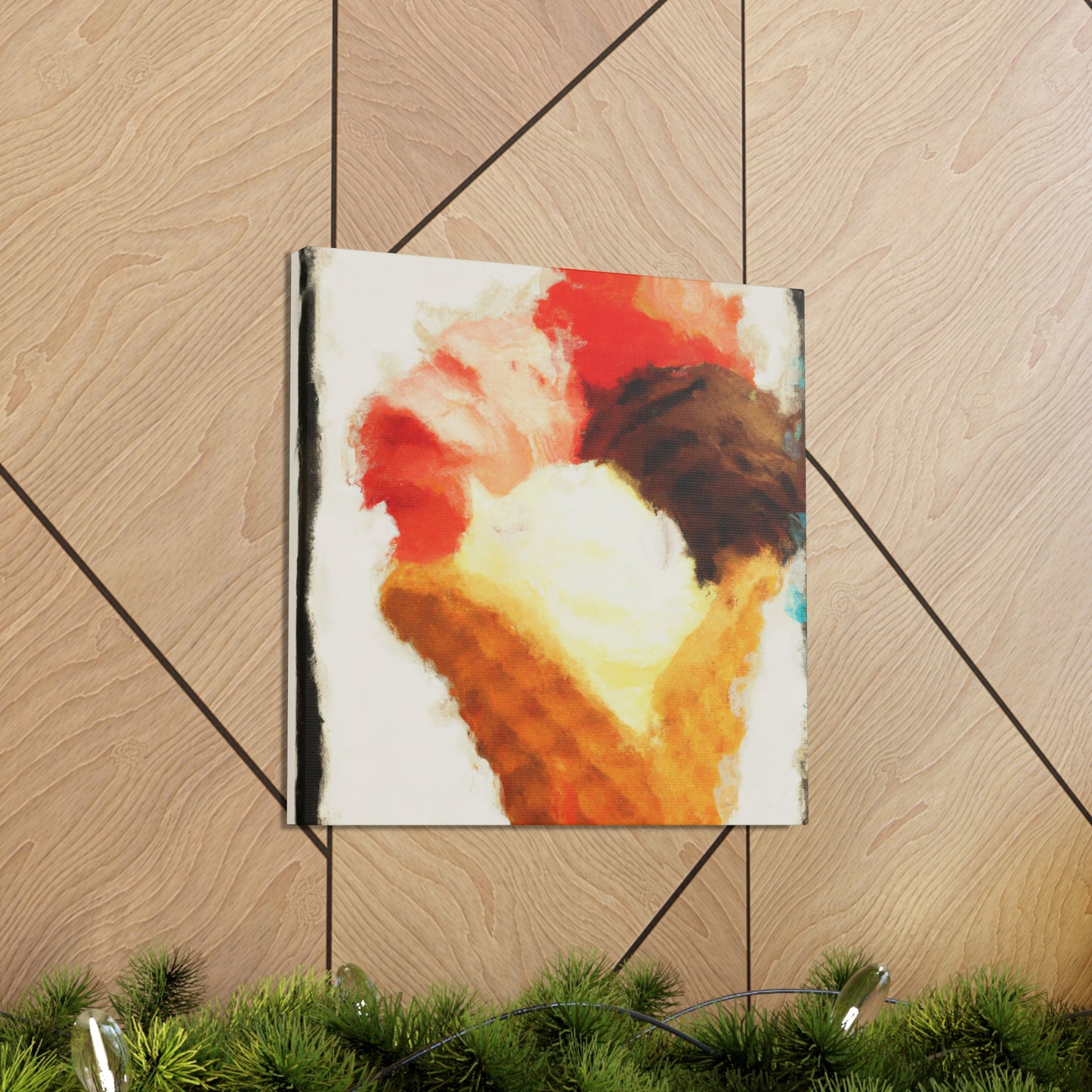 "Scoops of Summer Joy" - Canvas