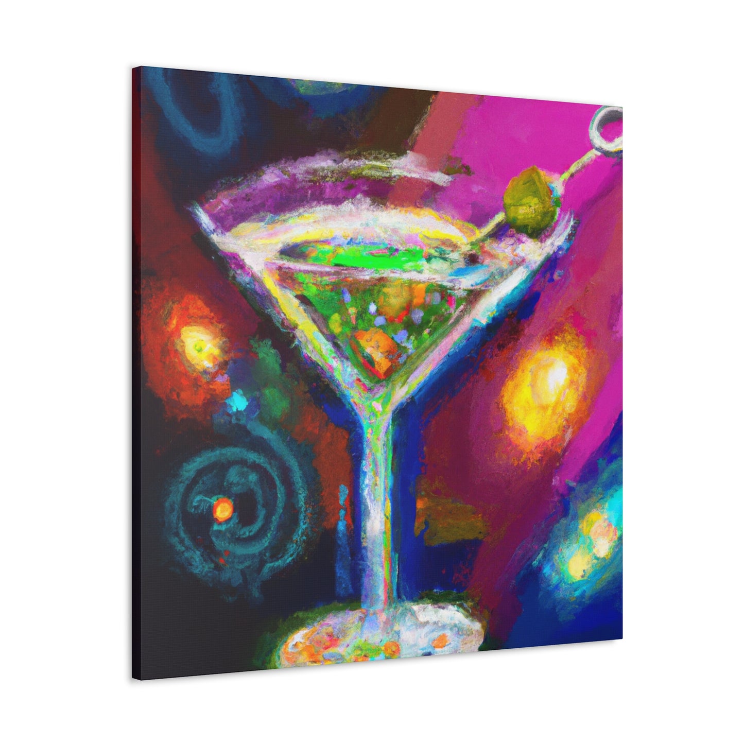 Martini-Themed Baroque - Canvas