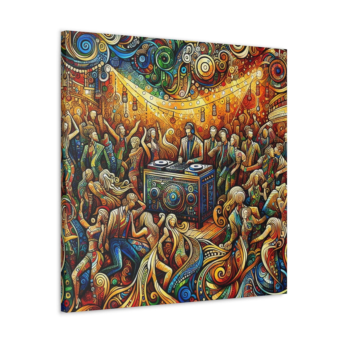 Rhythmic Revelry and Tunes - Canvas