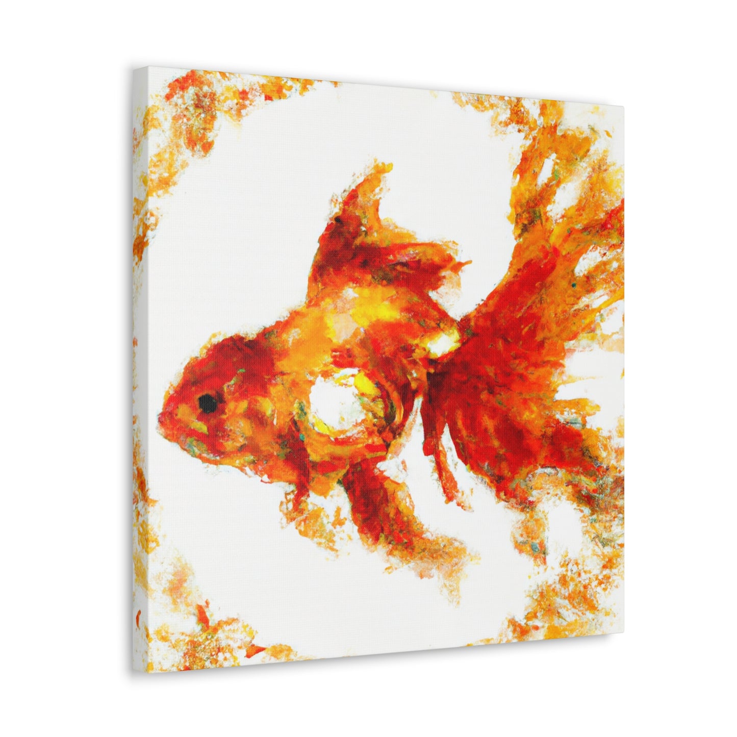 "A Golden Fish Dream" - Canvas