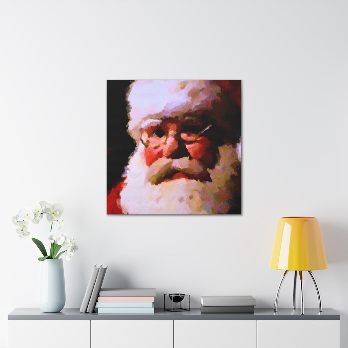 Santa's Holiday Sparkle - Canvas